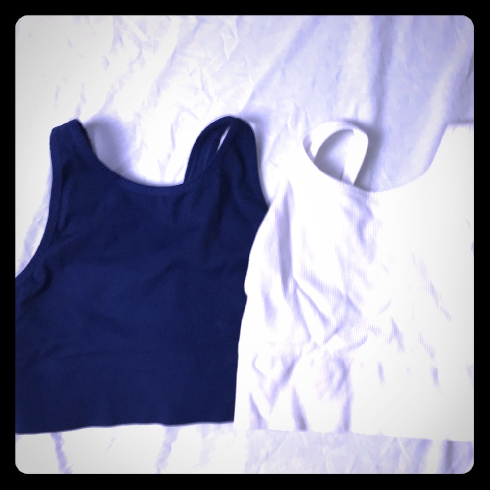 Crop top style sports bra bundle Victoria Secret